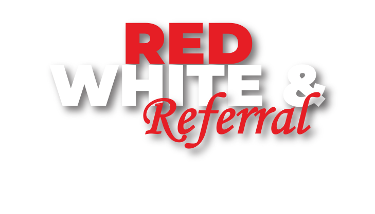 Badge Red White Referral 2 1 - Lease Here Pay Here, Beaufort, SC