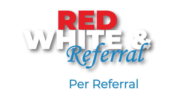 Badge Red White Referral 2 - Lease Here Pay Here, Beaufort, SC